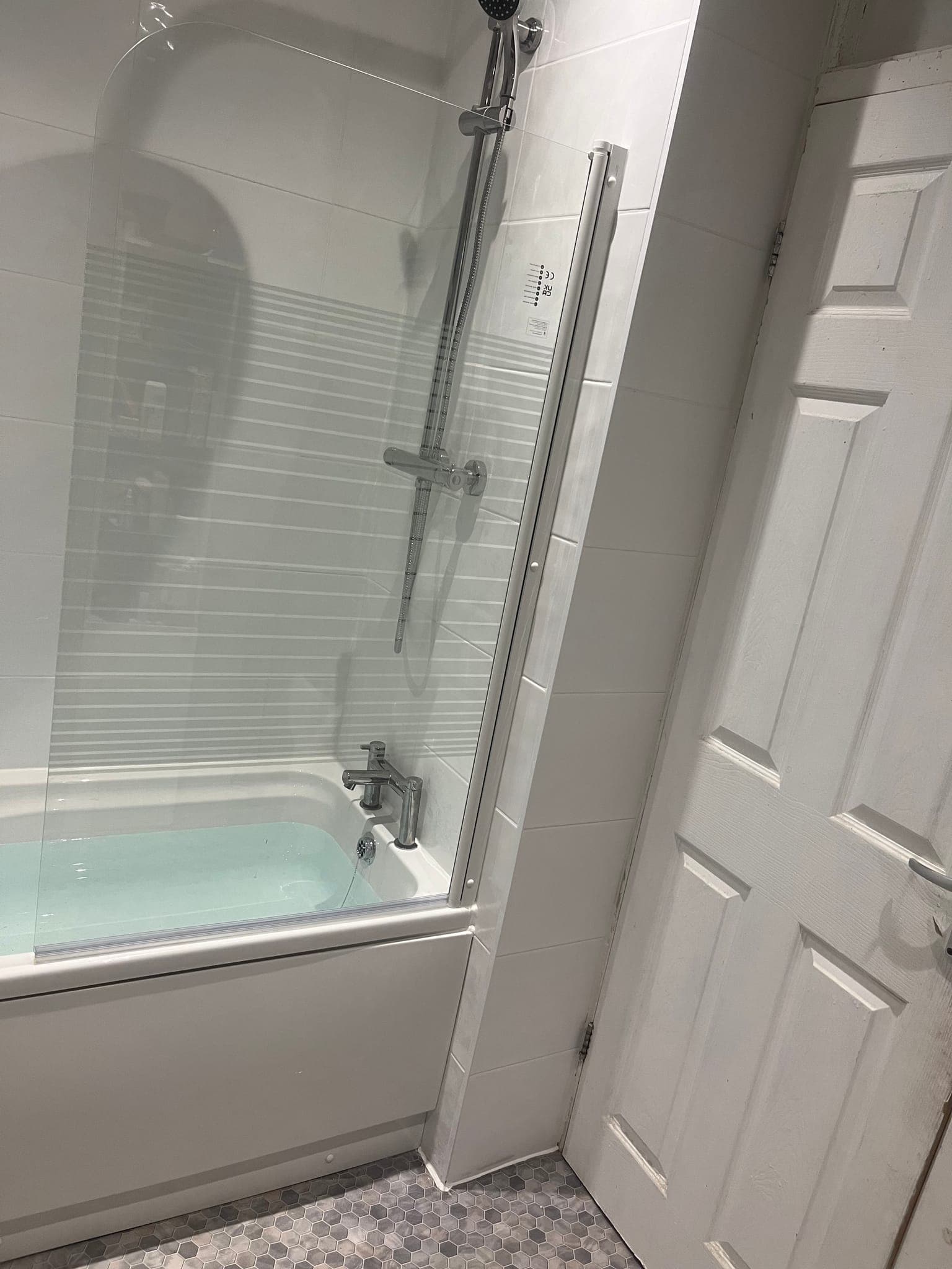 Bathroom floor rebuilt after hidden leak damage, Seacroft in Seacroft by CLM Projects
