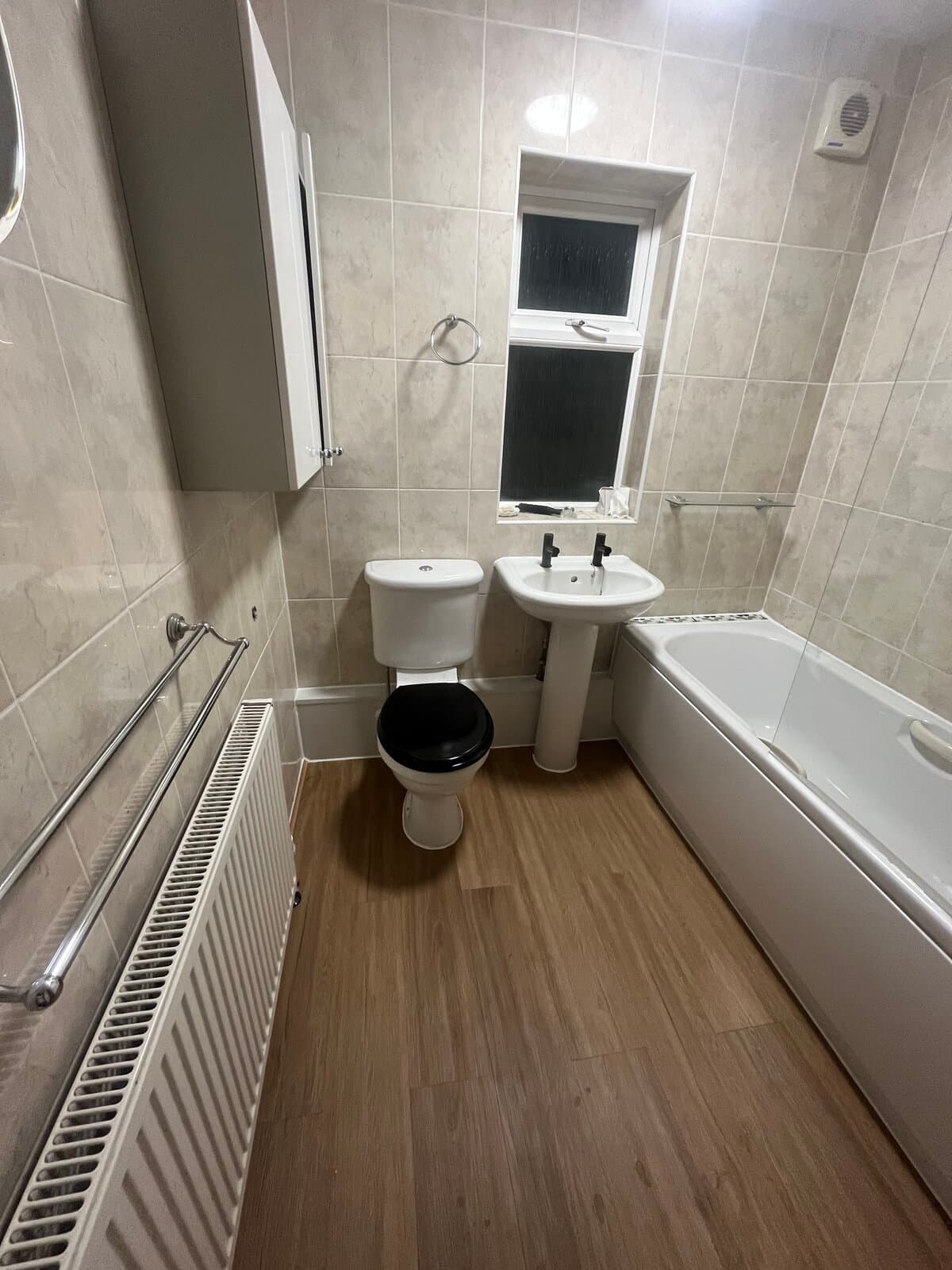 Bathroom floor rebuilt after water damage, Kirkstall in Kirkstall by CLM Projects